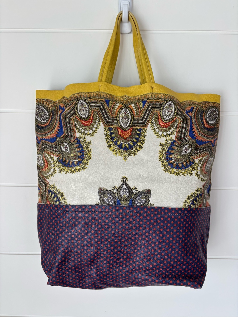 Anthropologie Miss Albright Weekender Leather Tote Bag Large